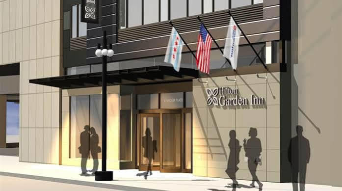 Hilton Garden Inn Chicago Downtown Riverwalk Exterior foto